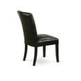 thumbnail image 5 of East West Furniture ALP1B69 Alpine parson Chair with Black Finish Leg and  PU Leather color 19-Black, 5 of 6