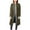 Green, variant on Turilly Lady Coats Winter Plus Size Jackets Women's Long Sleeved Solid Color Large Loose Double Woolen Jacket Cardigan Jacket