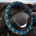 thumbnail image 4 of Kdxio Abstract Starry Sky Print Elastic Stretch Steering Wheel Cover,Auto Steering Wheel Cover,15 Inch Anti-Slip,Warm in Winter and Cool in Summer,Fit Suvs,Vans Cars,Trucks, 4 of 5