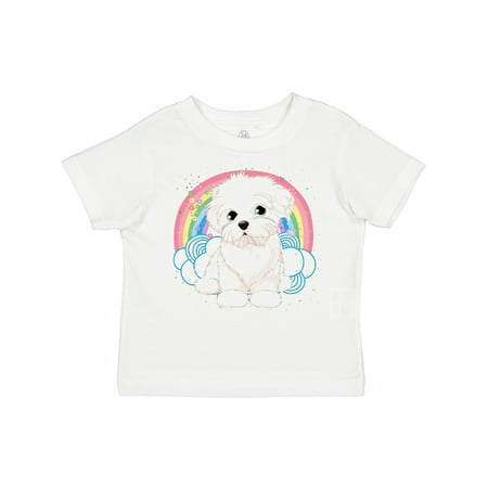 

Inktastic Maltese Dog Cute Gift Gift Toddler Toddler Girl T-Shirt