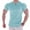 Light Blue, variant on cfhntfmh V Neck Shirts for Men Cotton Stretch Short Sleeve Summer Pullover Tops Slim Casual Solid Workout Athletic T-Shirts