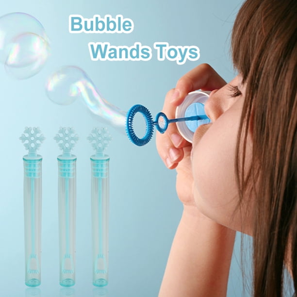 10 Piezas Pompas De Jabon, Mini Pompas De Jabón,Broma Y Divertido Navidad Palo De Burbuja,Burbuja Varita De Burbujas Para Cumpleaños, Bodas,Navidad,Exteriores Juguetes(B