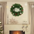 thumbnail image 5 of Christmas Wreath for Front Door, Artificial Balls Berries Pine Cones Wreath Home Wall Decorations; 13.78inches, 5 of 6