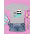 thumbnail image 3 of Magical Mermaid Panda T-Shirt Juniors -Image by Shutterstock,  x-Small, 3 of 4