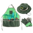 thumbnail image 4 of Juego De Herramientas De Jardinería Para Niños, 11 Uds., Incluye Bolsa De Asas, Pala, Rastrillo, Tenedor, Delantal, Guantes, Regadera, Juguetes Al Aire Libre, Regalo Para Niños ANGGREK Kids Gardening Tools, 4 of 8