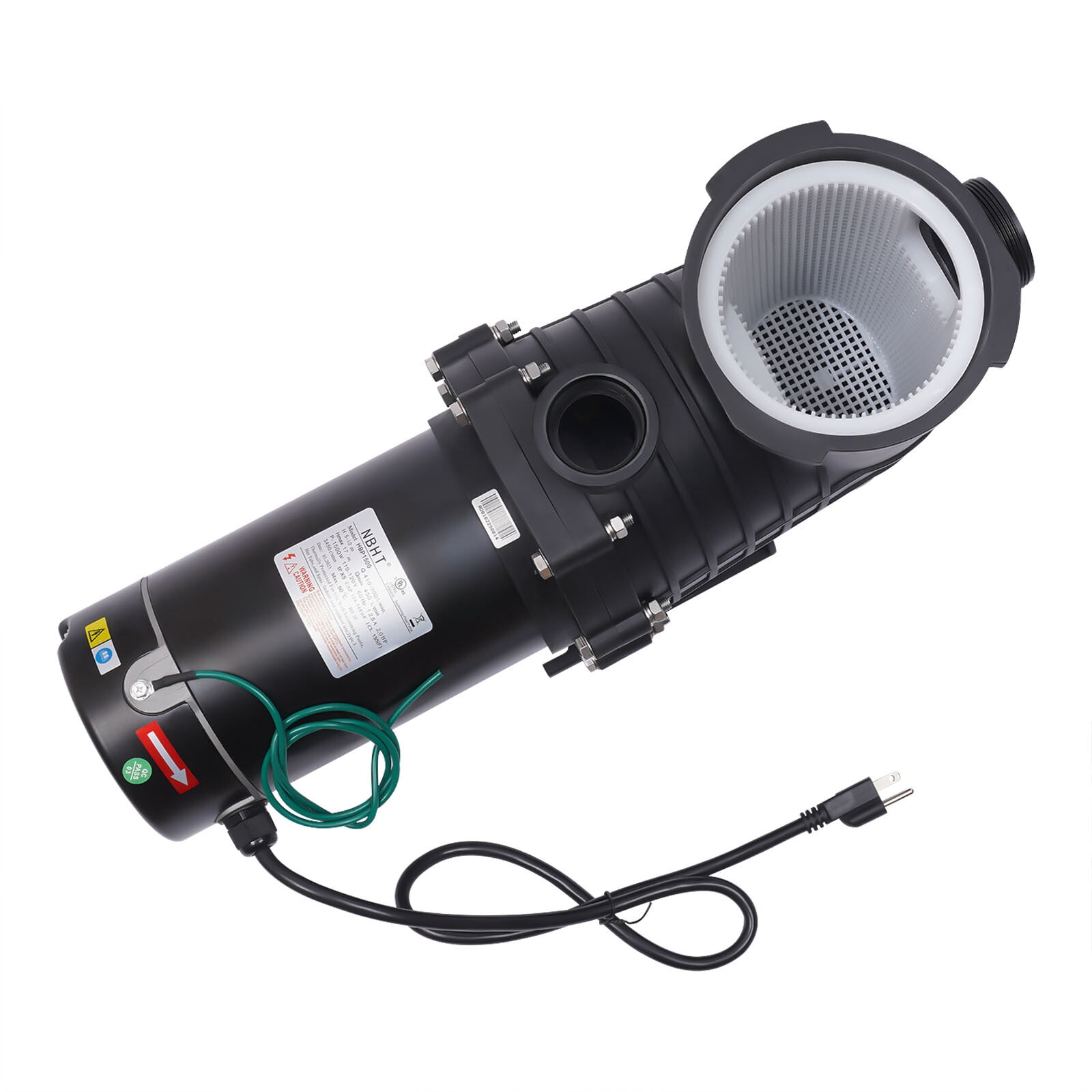 1500W, 2HP Swimming Pool Pump 3450r/Min in/Above-Ground Pools, Hot Tubs, and Spas