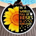 thumbnail image 1 of LSLJS Beach Towel Summer Beach Essentials Beach Towel Round Pattern Beach Swimming Pool Household Shower Towel Blanket Yoga Mat, 1 of 2
