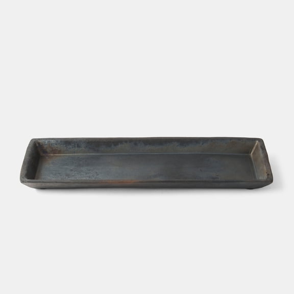 Mela Artisans Longpi Black Clay Platter