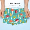 thumbnail image 3 of Yiaed Mushrooms Print Boys' Boxer Briefs Cotton Casual Stretch Comfort Boys Boxers - Kids Boxer Briefs Underwear for Boys (6-18)-X-Large, 3 of 5