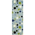 thumbnail image 5 of SAFAVIEH Soho Dots Polka Dots Wool Area Rug, Blue/Multi, 6' x 9', 5 of 9