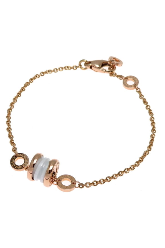 Pre-Owned Bvlgari B.zero1 Element SM Women's/Men's Bracelet 354812 750 Pink Gold (Good)