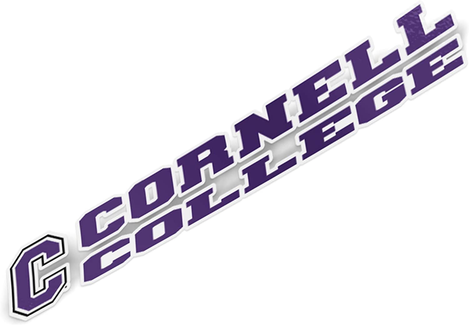 Cornell College Rams NCAA Name Logo Vinyl Decal Laptop Water Bottle Car