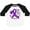 White and Black, variant on Inktastic Love, Care, Cure Cystic Fibrosis Awareness Purple Ribbon Boys or Girls Toddler T-Shirt