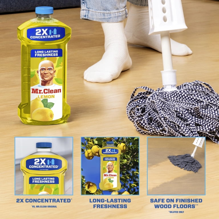 2X Concentrated All-Purpose Floor Cleaner, Lemon, 99 fl oz photo 5
