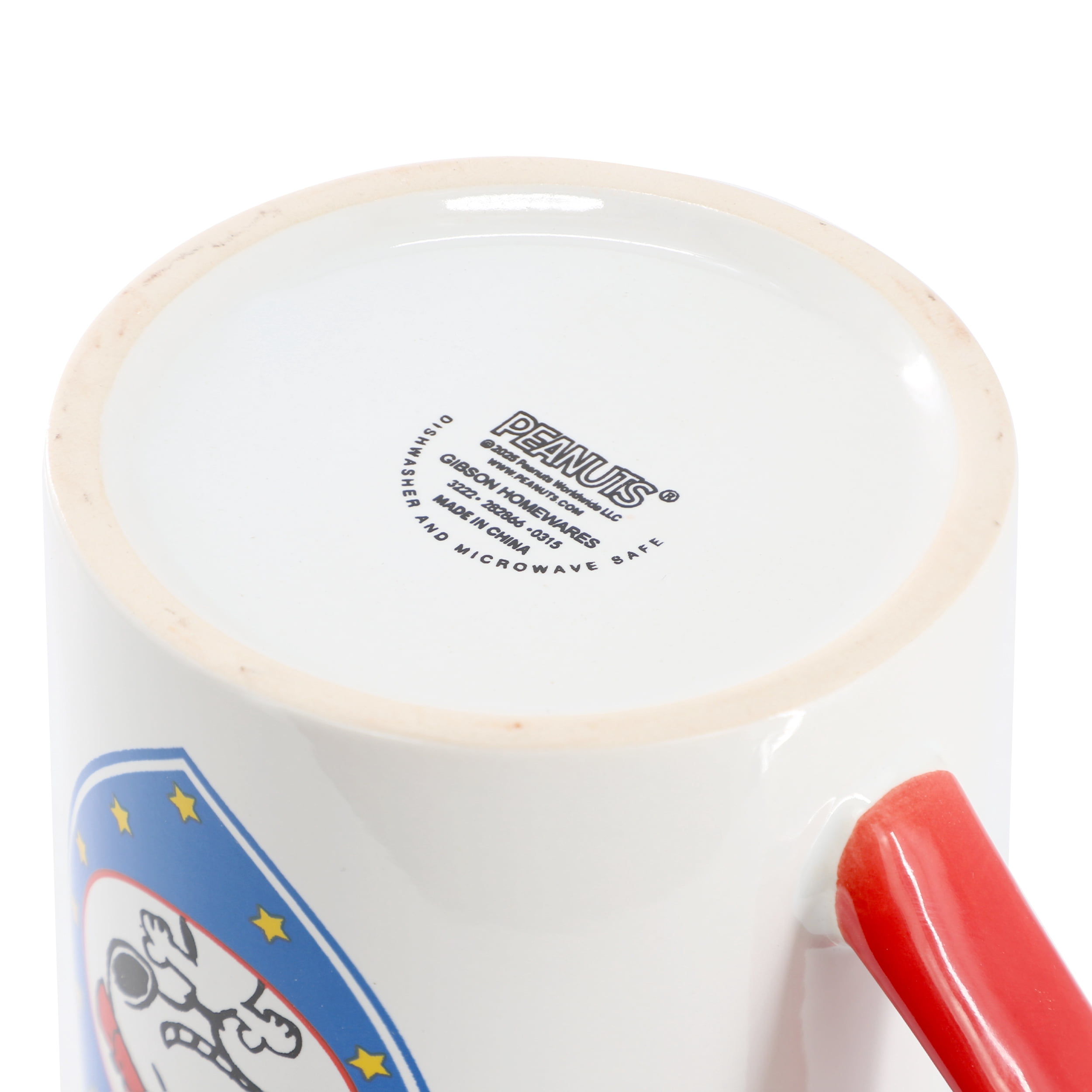 Peanuts Best In Sports Baseball 4 Piece 19 Ounce Stoneware Mug Set