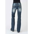 thumbnail image 2 of Stetson 0816 Ladies Boot Cut Jean Plain Back Pkt W/Emb Details Blue, 2 of 3