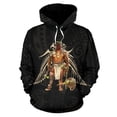 thumbnail image 4 of Sudadera con capucha con estampado 3D de la bandera de Nueva Zelanda y helecho kiwi plateado, novedad de Y2k, sudaderas con capucha y sudaderas para hombres, jerseys, ropa para mujeres, 4 of 5