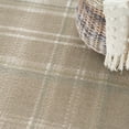 thumbnail image 5 of Nourison Grafix Plaid Taupe 7'10" x 9'10" Area Rug (8x10), 5 of 8