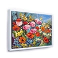 thumbnail image 3 of Designart 'Colorful Spring Poppies In Field' Traditional Framed Canvas Wall Art Print, 3 of 5