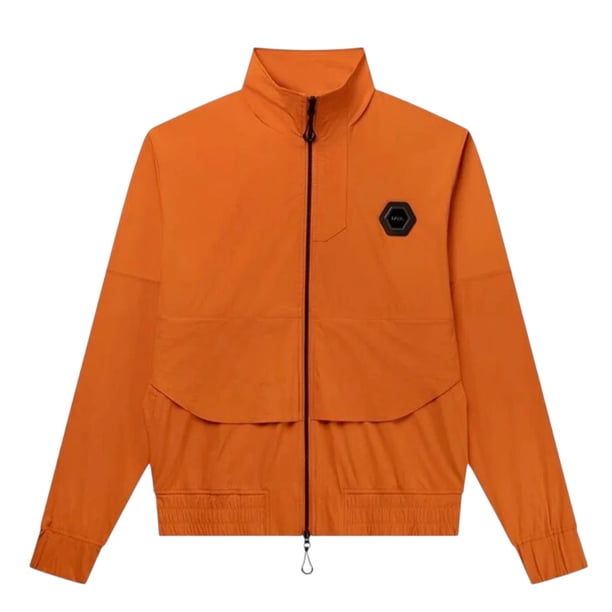 Sudadera Hoodie BALR Hexline Slim Fit Jacket Orange