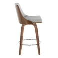 thumbnail image 2 of LumiSource Grey Gianna 26" Fixed-Height Counter Stool - Set of 2, 2 of 4