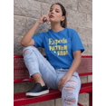 thumbnail image 1 of Expecto Patron & Rum Funny Drink Graphic Women Royal Blue T-Shirt, Female Small, 1 of 4