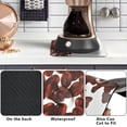 thumbnail image 4 of Coolmade Coffee Bar Mat,Under Coffee Maker mat,12"x16" Coffee Tray Mat Under Coffee Machine,Rubber Coffee Maker Mat,Under Appliance Mats,Silicone Hot Mats for Coffee Machine,Coffee Dish Drying Mat, 4 of 8