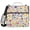 Colorful Watercolor Floral, variant on 3 Ring Zipper Binder with Shoulder Strap Waterproof Trapper Keeper 2 Inch D-Ring 500 Sheets Capacity Swims Sea Otter