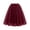 Wine, variant on Dianli Skirt Puff Cake Tulle Half Skirt High Waist Layered Mesh Puffy Tutu With Glitter Mesh Performance Party Dress Up Skirt