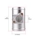 thumbnail image 5 of Base del medidor de flujo de aire de brida del Sensor de accesorios de readaptación de entrada de aire del coche para Toyota Mazda-2,5 pulgadas (63 cm) dontodent Kuyhfg Sin marca, 5 of 5