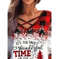 thumbnail image 4 of Gvmfive Women Christmas Tops Blouse Funny Graphic Long Sleeve Shirt, 4 of 4