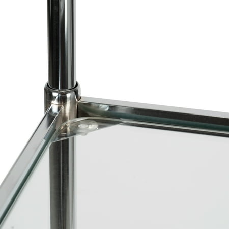 Organize It All 3 Tier Glass Shelf Space Saver