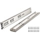 thumbnail image 1 of Guías Para Cajones De 14 Pulgadas Plussmart, Guías Deslizantes Para Cajones Con Cierre Suave, Rodamientos De Bolas, Guías Para Gabinetes De Extensión Completa, 3 Pliegues, 150 Libras, 6 Pares, 1 of 1