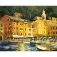 thumbnail image 3 of Stevens, Allayn 14x12 Black Modern Framed Museum Art Print Titled - Scenic Italy II, 3 of 5