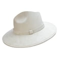 thumbnail image 1 of Sombrero Unisex Blanco Gamuzina Textil Indiana L Nueva Imagen Nueva Imagen Sombrero, 1 of 1