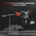 thumbnail image 4 of NANWEI 21V Martillo de litio sin escobillas industrial inalámbrico 6.0Ah Litio eléctrico NANWEI Martillo eléctrico, 4 of 8