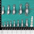 thumbnail image 2 of XUCP-5 Pack Éviers de Pêche, Évier de Pêche Surf Poisson-Chat Accessoires de Terminal Trouveur de Poissons Rig Fond Rivière Pêche Eau Douce Canal Pompano Rayure, 2 of 4