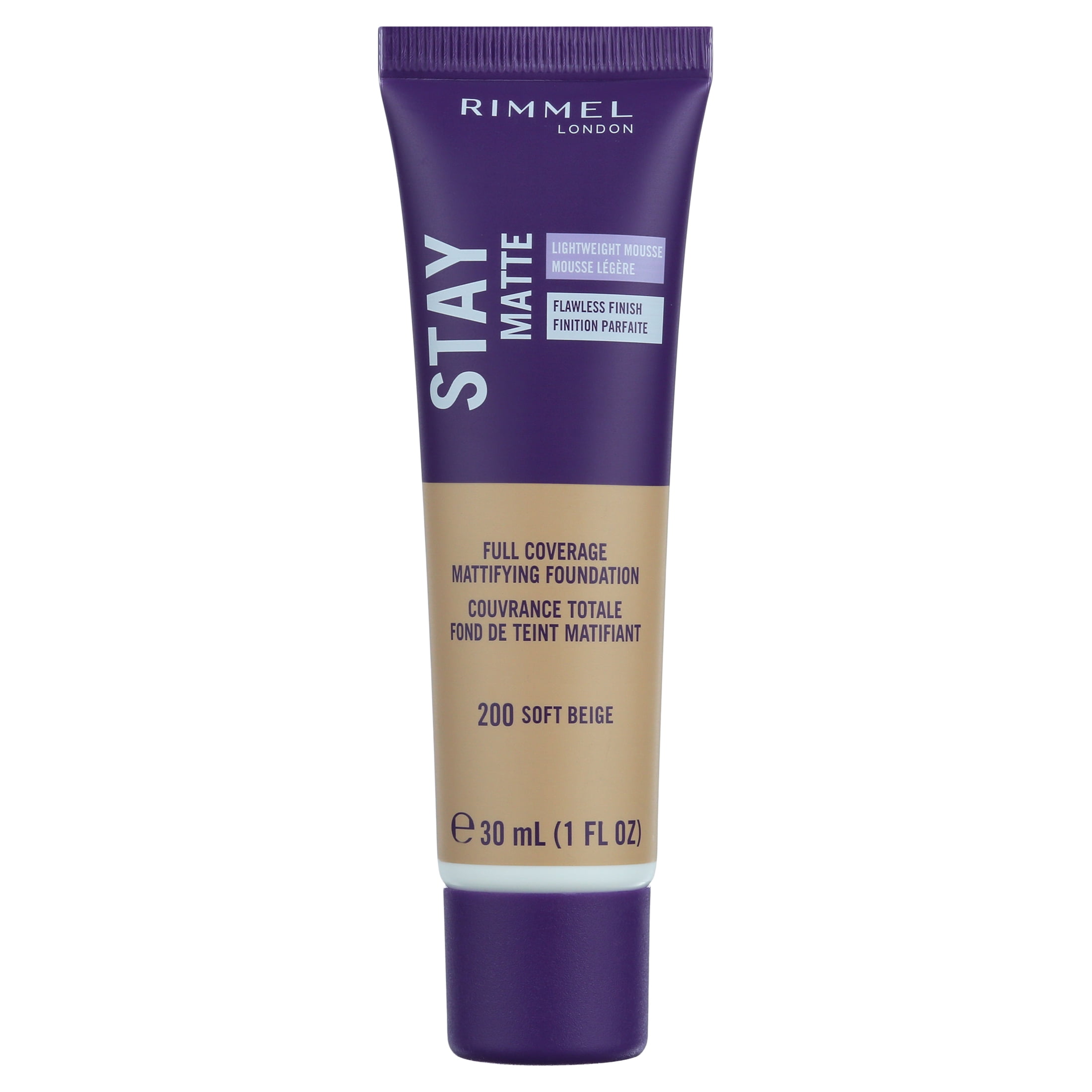 (2 pack) Rimmel London Stay Matte Liquid Foundation, Soft Beige, 1 oz