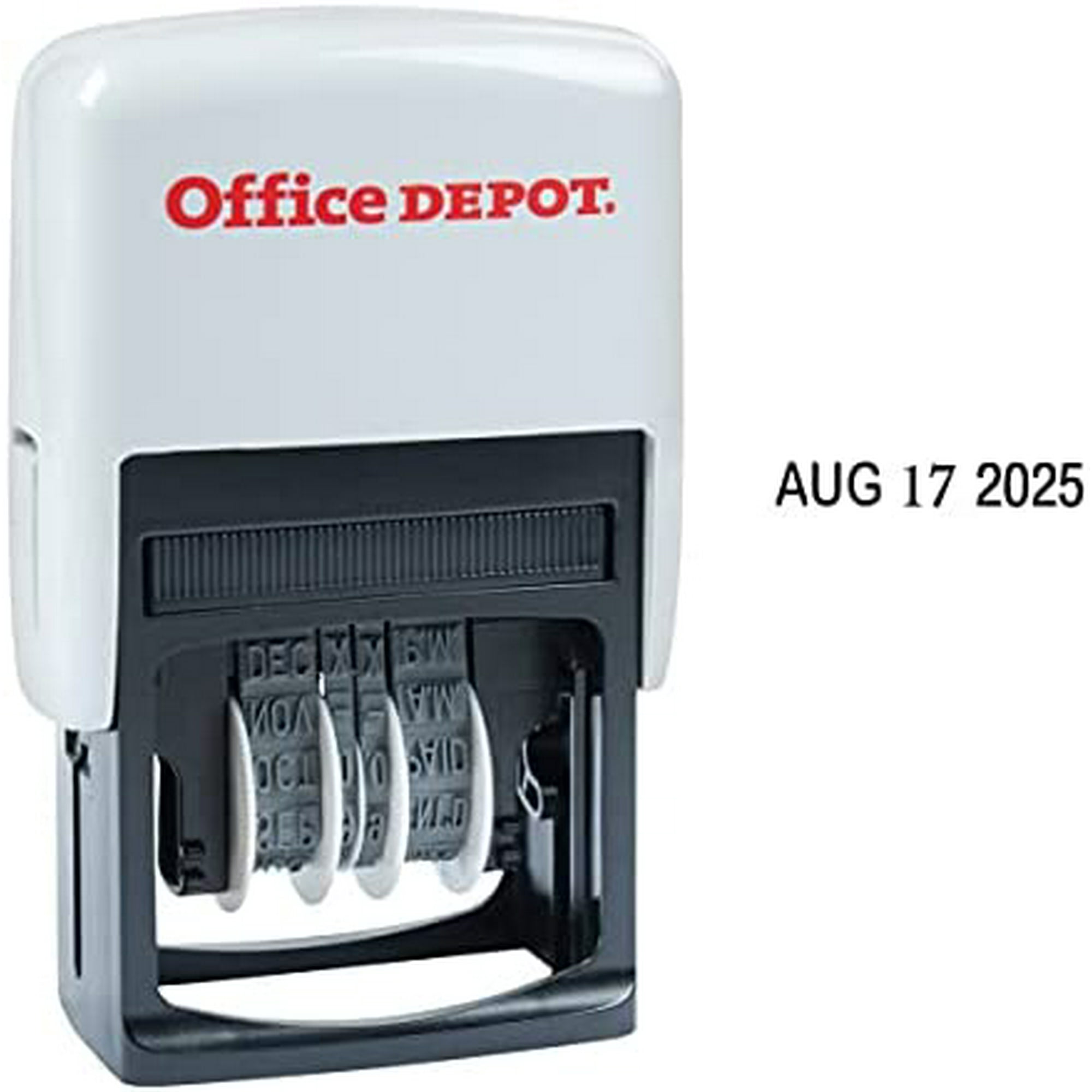 Office Depot Self-Inking Dater With Extra Pad, Black Ink, 032534 by Office  Depot | Walmart Canada
