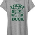 thumbnail image 3 of Disney - Donald Duck Lucky Duck - Women's Short Sleeve Graphic T-Shirt, 3 of 5