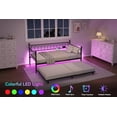 thumbnail image 3 of Senfot Metal Twin Bed Frame for Living Room, Guest Room, Apartment, Small Spaces, Black(Without Daybed), 3 of 3