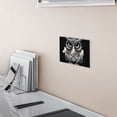 thumbnail image 6 of Dailycode Light Switch Plate Covers 2 Gang Wall Plate Plastics Outlet Covers for Kitchen Home Office Decor White Hand Drawn Owl, 6 of 8