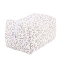thumbnail image 1 of Bolsa De Maquillaje Acolchada Con Cremallera, Bolsa De Cosméticos Floral, Organizador De Artículos De Tocador De Viaje Suave Cómodo Para Almacenar Cosméticos Productos, 1 of 7