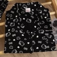 thumbnail image 1 of Sanrio cute Hello Kitty cartoon sports pajamas female cute fashion casual set 2-piece long-sleeved loungewear, 1 of 4