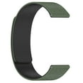 thumbnail image 3 of Magnetic Watch Band for Samsung Galaxy Watch 4 Classic 42mm Bands for Women Men, Sports Silicone Magnetic Strap Replacement Texture Loop for Samsung Galaxy Watch 4 Classic 42mm, Greenblack, 3 of 9