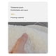 thumbnail image 5 of Advancent Alfombras antideslizantes para baño: sin desprendimiento Exquisita alfombra de flores artesanales Alfombra para el piso Sin daños en Juegos de accesorios de baño Cielo azul 40*60cm, 5 of 6