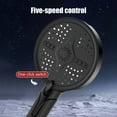 thumbnail image 5 of High Pressure Handheld Showerhead, 5 Spray Modes, ABS Material, Powerful Water Pressure, Easy to Install, for Elderly Children, Bathroom Use, 5 of 6