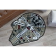 thumbnail image 2 of Star Wars Millennium Falcon Small Area Rug | 39 x 52 Inches, 2 of 6