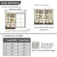thumbnail image 2 of Rustic Floral Kitchen Curtains Daisy Farmhouse Vintage Flower Inspirational Small Short Cafe Window Curtains Wooden Country Quotes Living Room Tier Window Treatment Drapes 28x39 Inch, 2 of 6