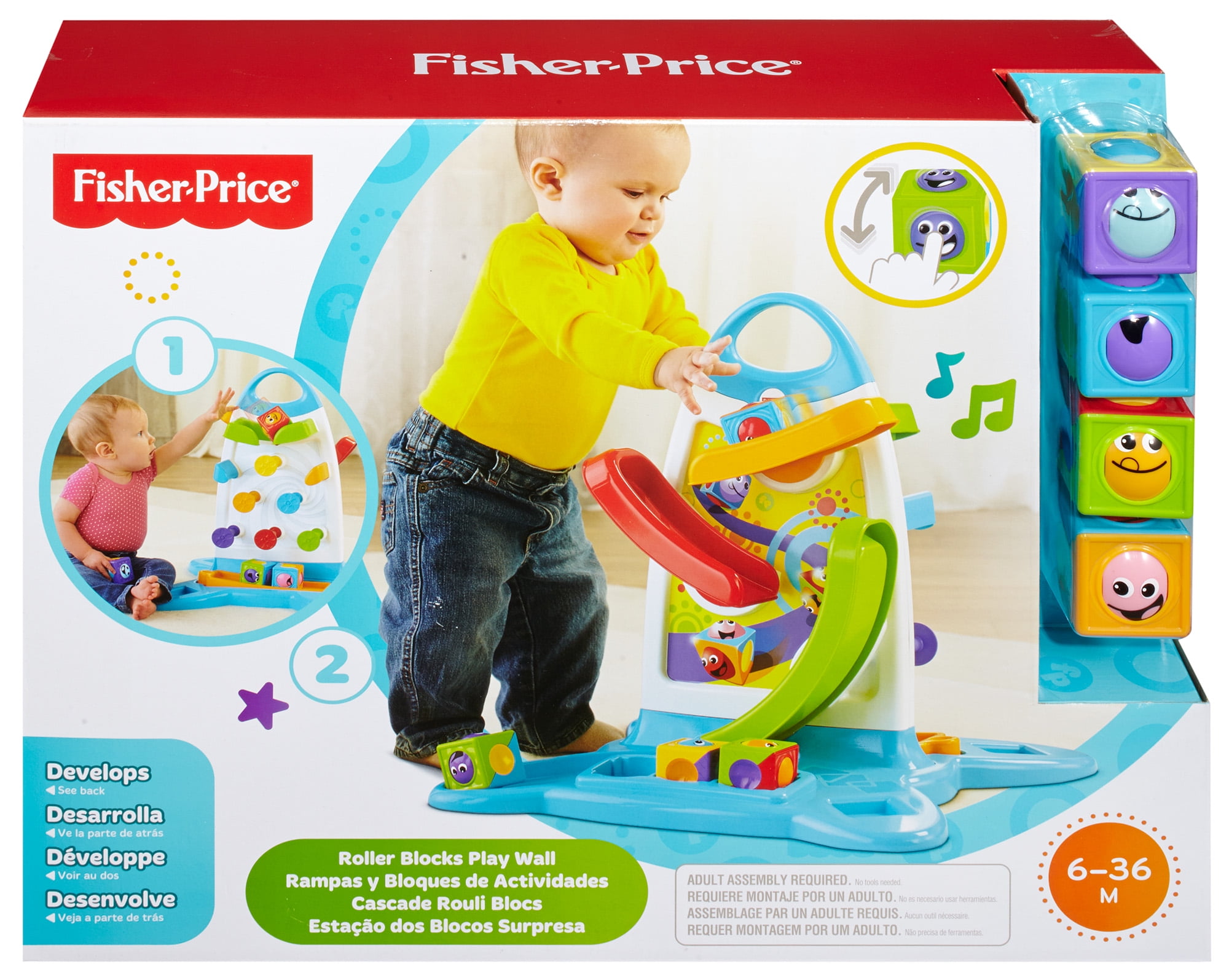 Fisher-Price Roller Blocks Play Wall 